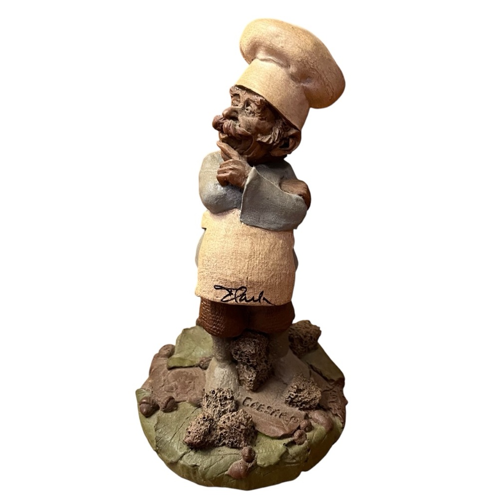 Tom Clark Signed Gnome Art "Caesar" Salad Gnome Figurine  #78
